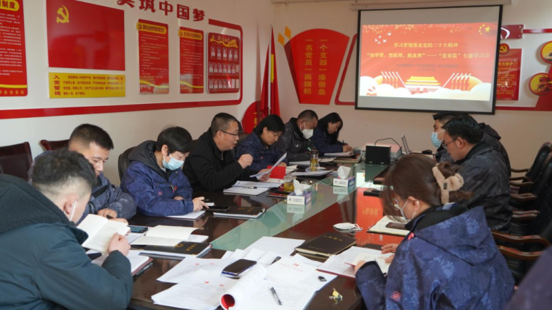 物產汽貿黨支部召開&ldquo;知學理、悟原理、踐真理&rdquo; &mdash;&mdash;黨章篇&rdquo;專題學習會